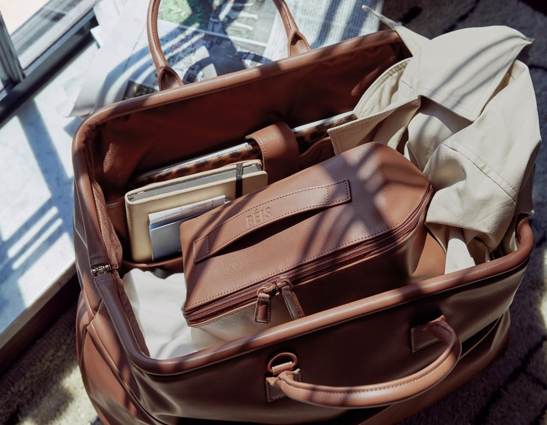 Travel & Lifestyle — application of TATTV banana fibre vegan leather