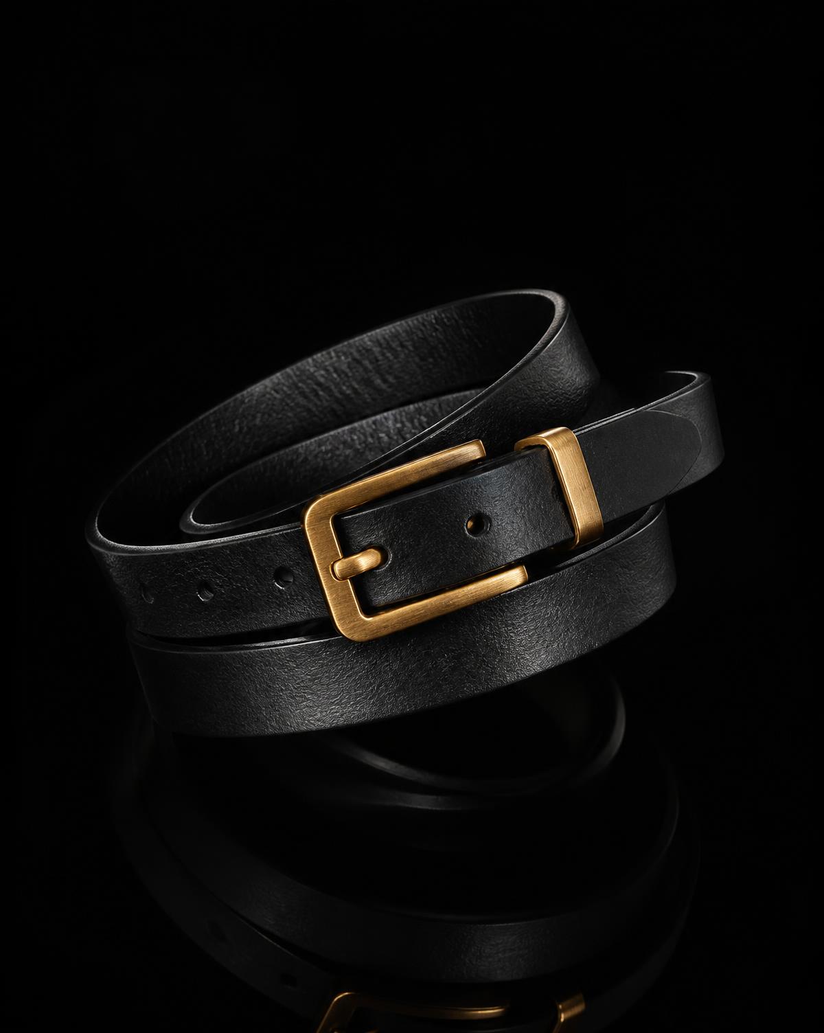 Signature Gold-Buckle Belt